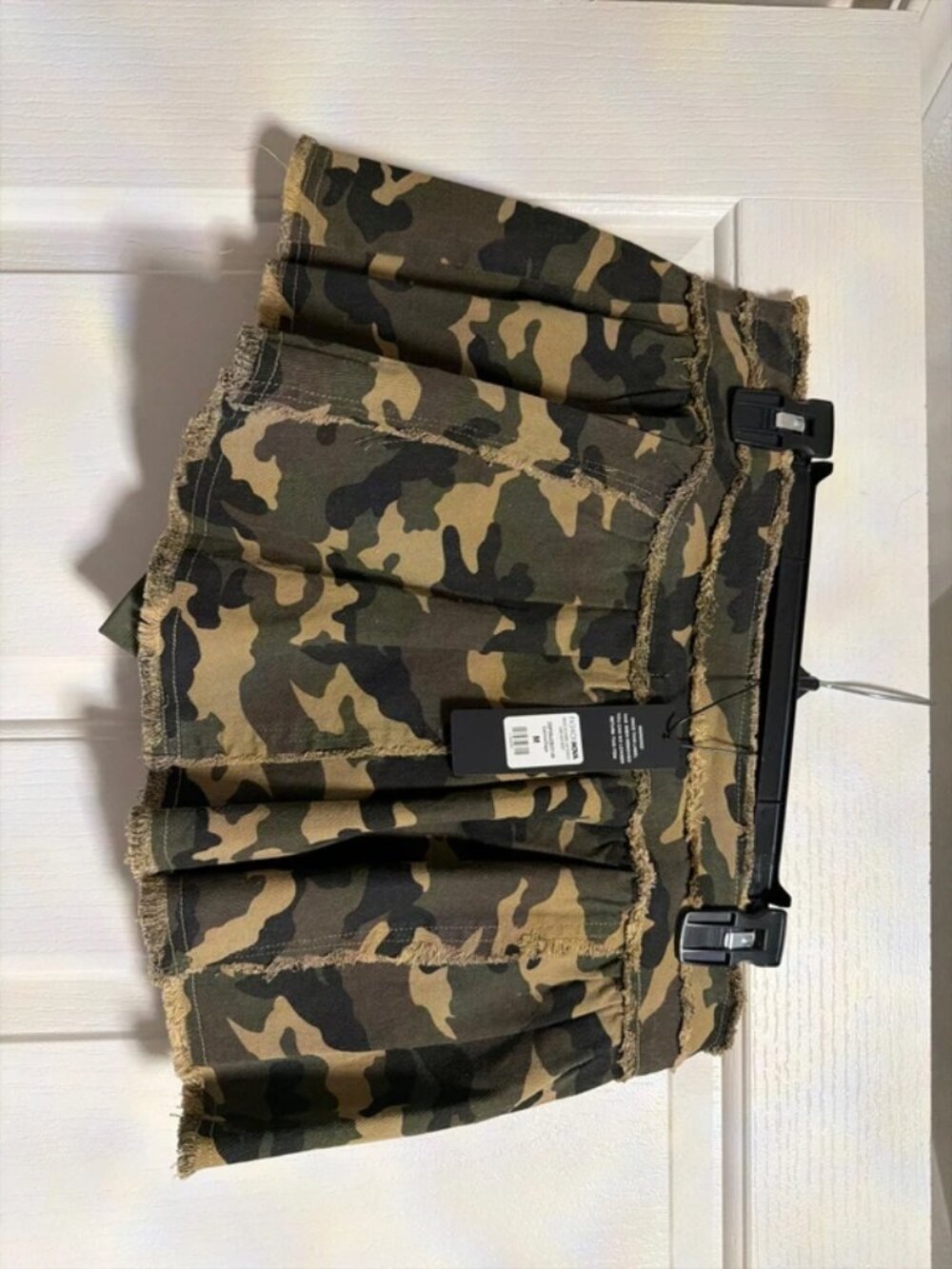 Denim camo skirt skort
